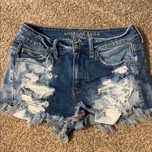 Denim shorts